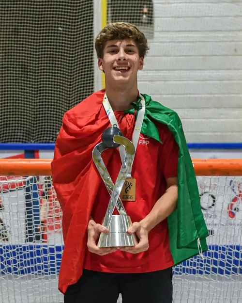 Portugal bicampeão europeu de hóquei em sub-17