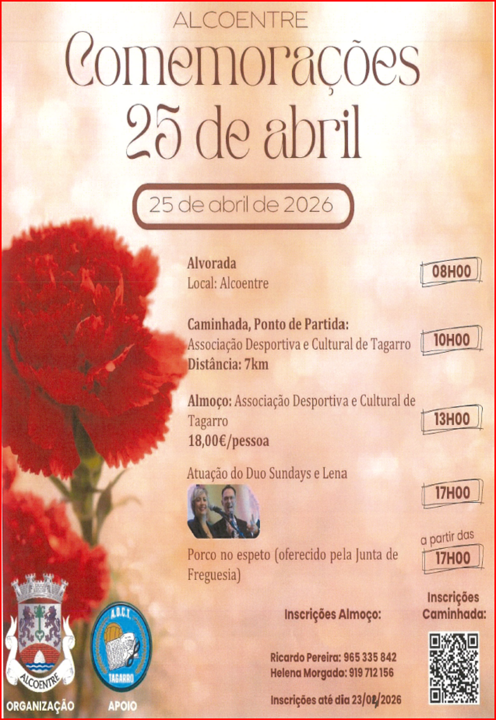 Comemorações 25 de Abril